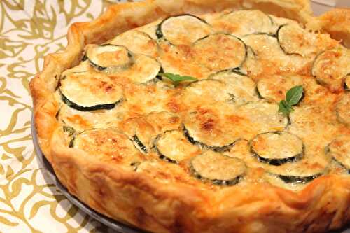 Quiche à la courgette et au chorizo (sans oeuf)