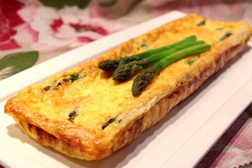 Quiche aux asperges vertes