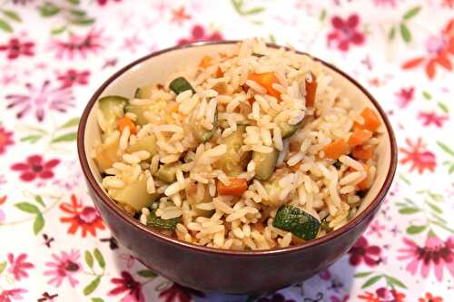 Riz sauté aux légumes