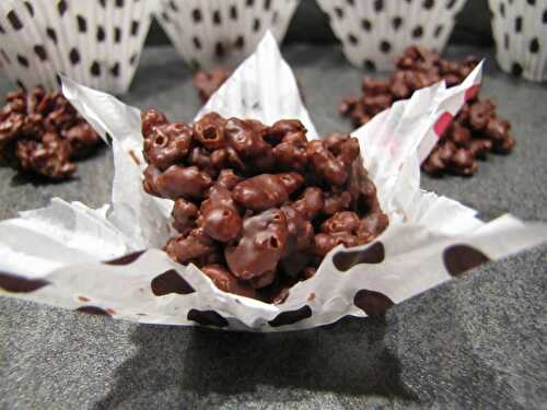 Rochers croquants au chocolat