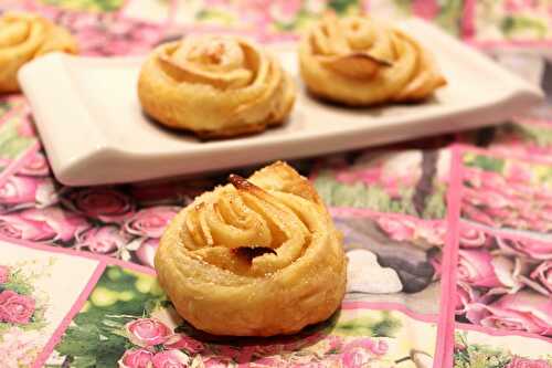 Roses feuilletées aux pommes