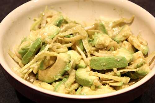 Salade à l’avocat et au fenouil