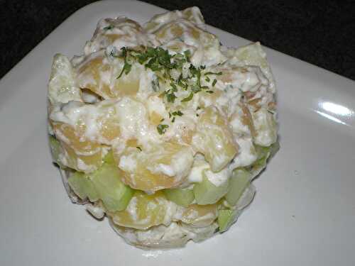 Salade de pommes de terre et concombre – Eva Cuisine