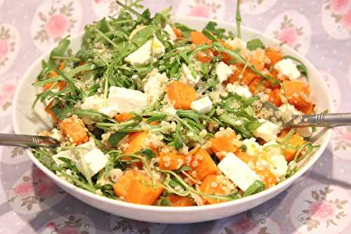 Salade de quinoa, patate douce rôtie et feta (mon expérience avec Kitchen Daily)