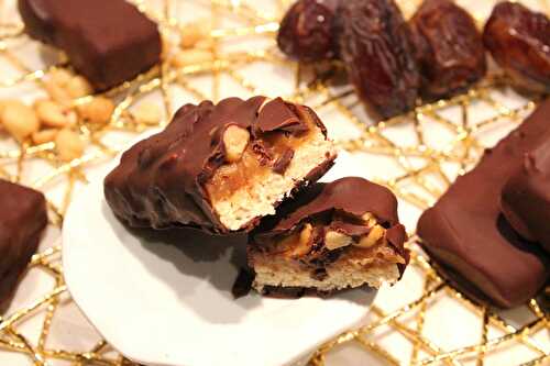 Snickers faciles (healthy et vegan)