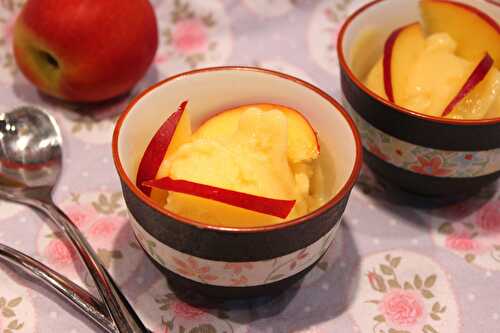 Sorbet à la nectarine