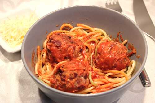 Spaghetti aux boulettes (version vegan)
