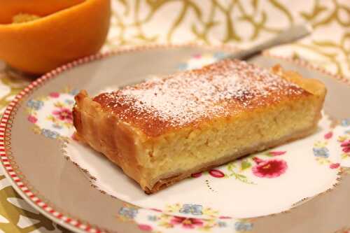 Tarte à l’orange et aux amandes