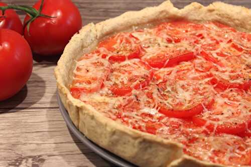 Tarte à la tomate et fromage frais