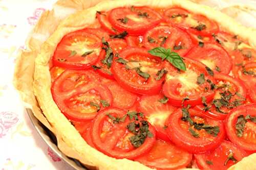 Tarte au thon et à la tomate