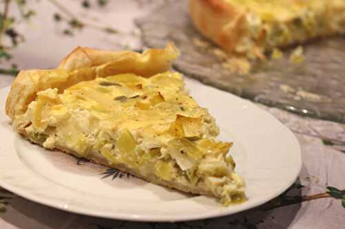 Tarte aux poireaux