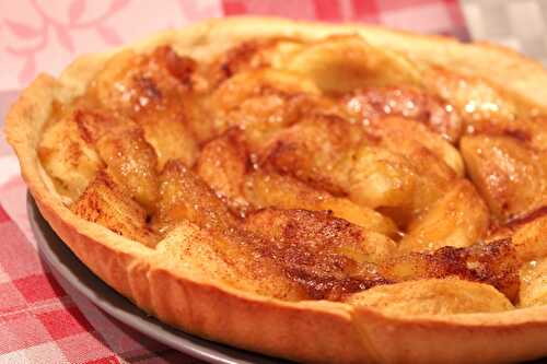 Tarte aux pommes poêlées