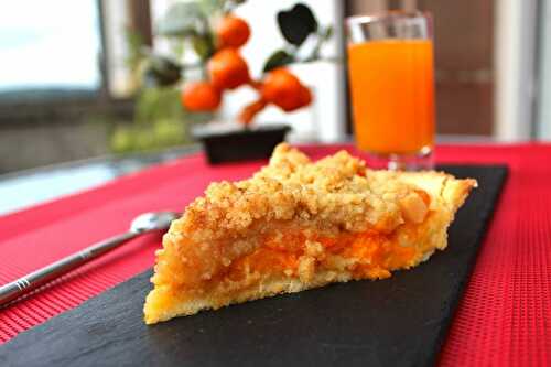 Tarte-crumble aux abricots