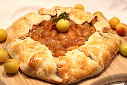 Tarte rustique aux mirabelles
