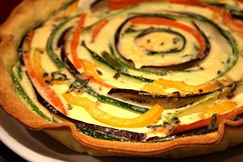 Tarte-spirale aux légumes