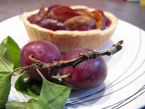 Tartelettes aux quetsches