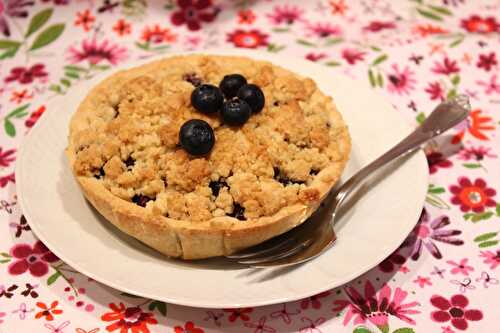 Tartelettes-crumble aux myrtilles