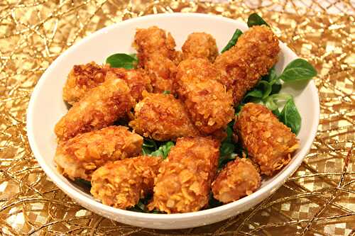 Tofu frit aux cornflakes