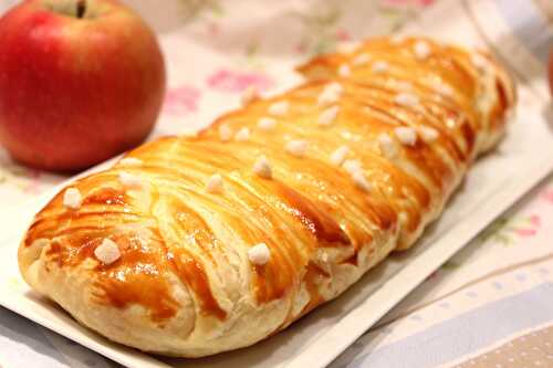 Tresse feuilletée aux pommes