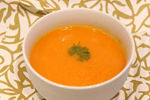 Velouté vitaminé tout orange (carottes, potimarron et orange)