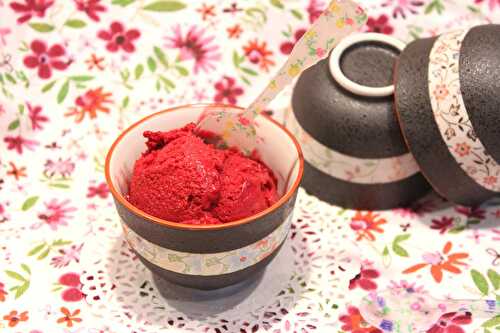 Sorbet aux fruits rouges