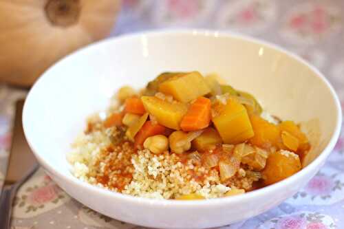 Couscous végétarien au butternut