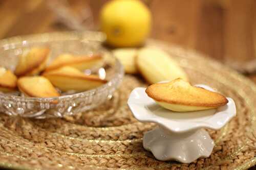 Madeleines façon tarte au citron meringuée