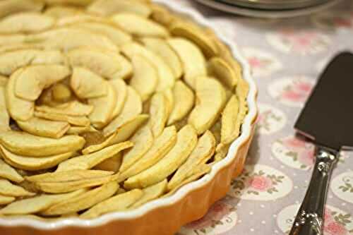 Tarte à la compote de pommes