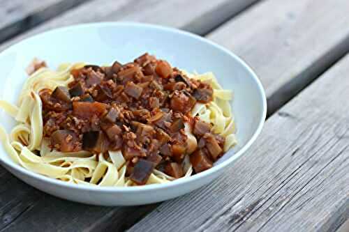 Bolognaise d’aubergine