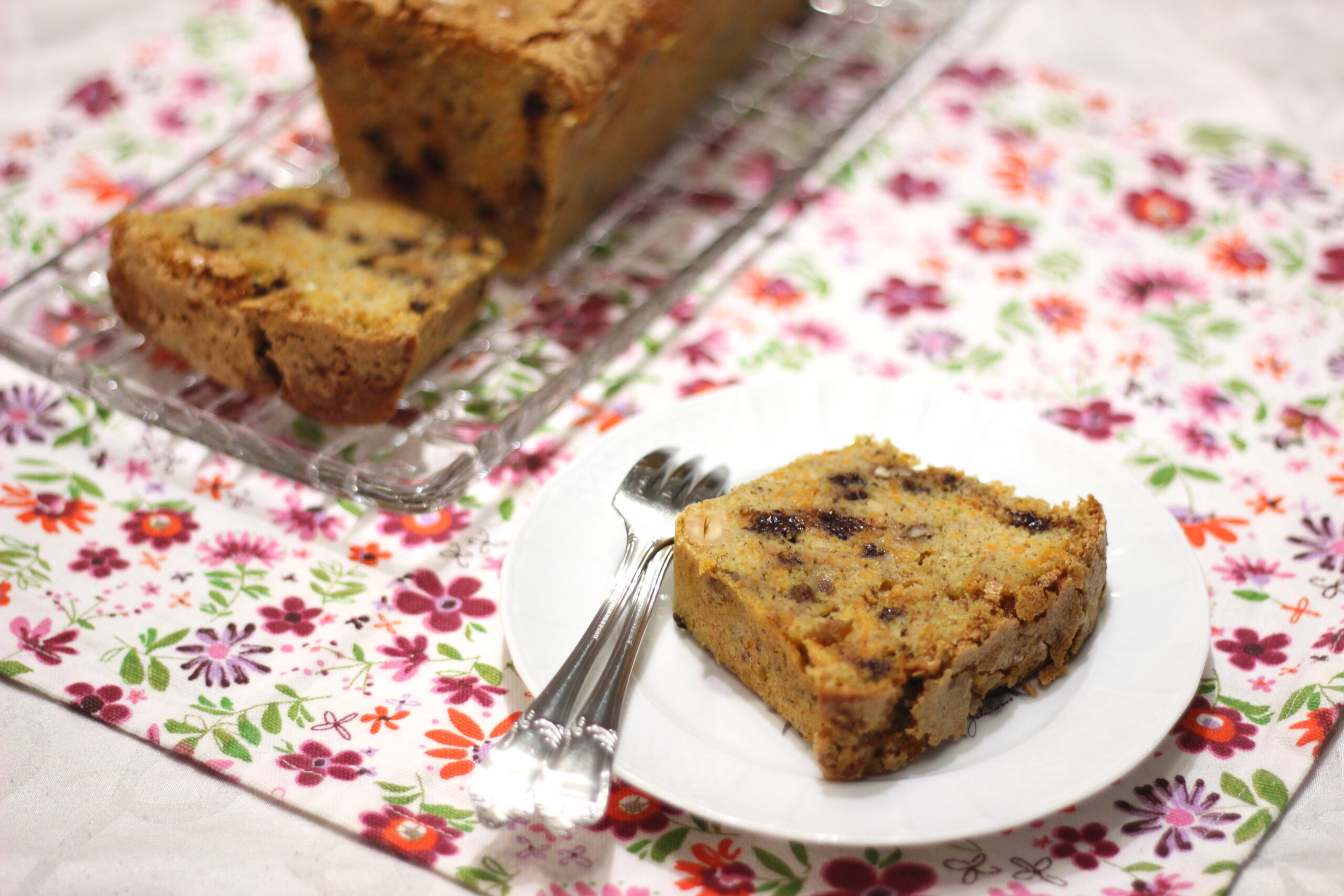 Carrot cake aux noisettes (sans beurre)