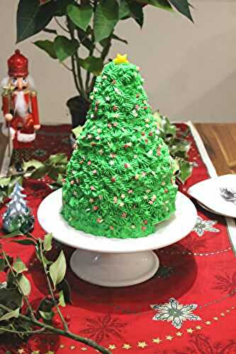 Gâteau sapin de Noël