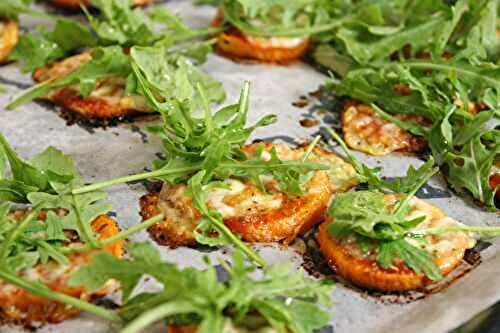 Mini-pizzas de patate douce