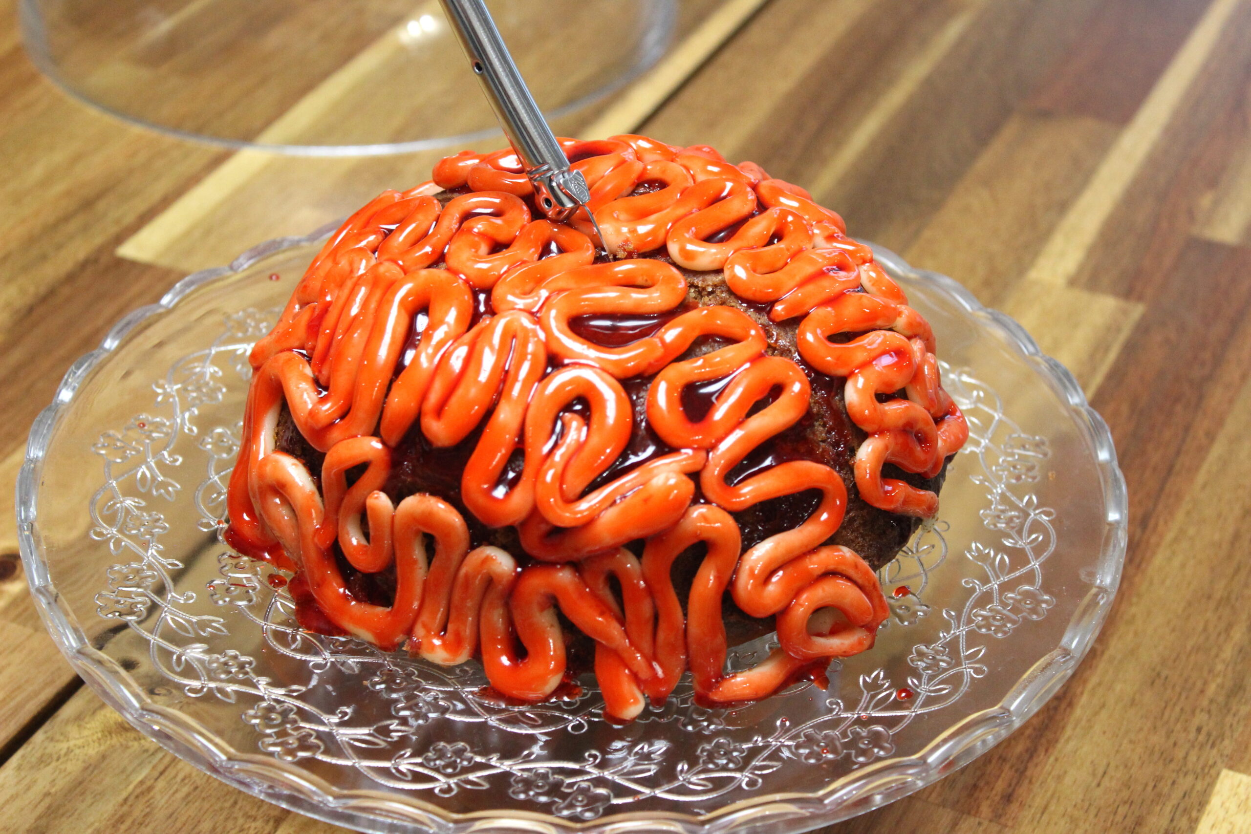 Gâteau cerveau pour Halloween