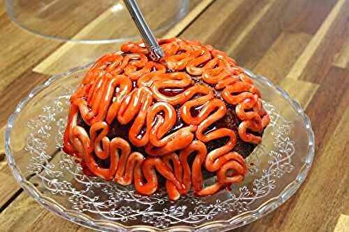 Gâteau cerveau pour Halloween