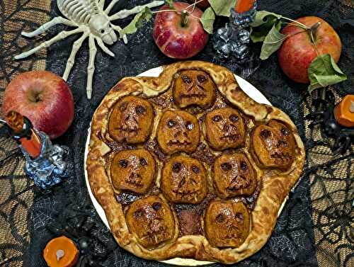Tarte aux pommes-squelettes
