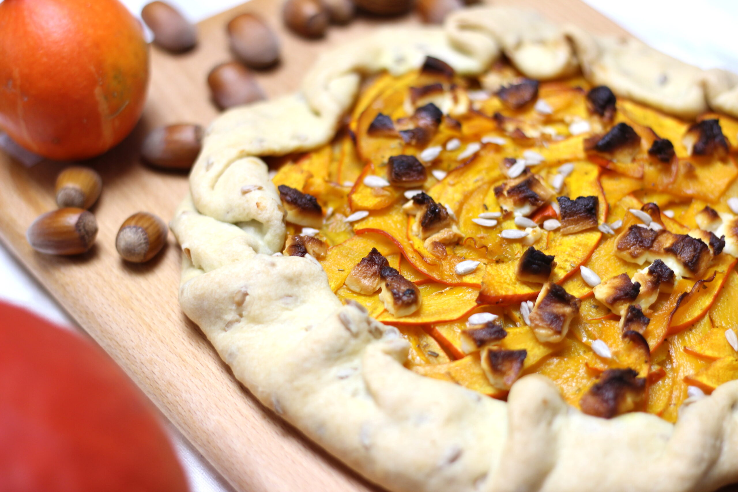Tarte rustique au potimarron