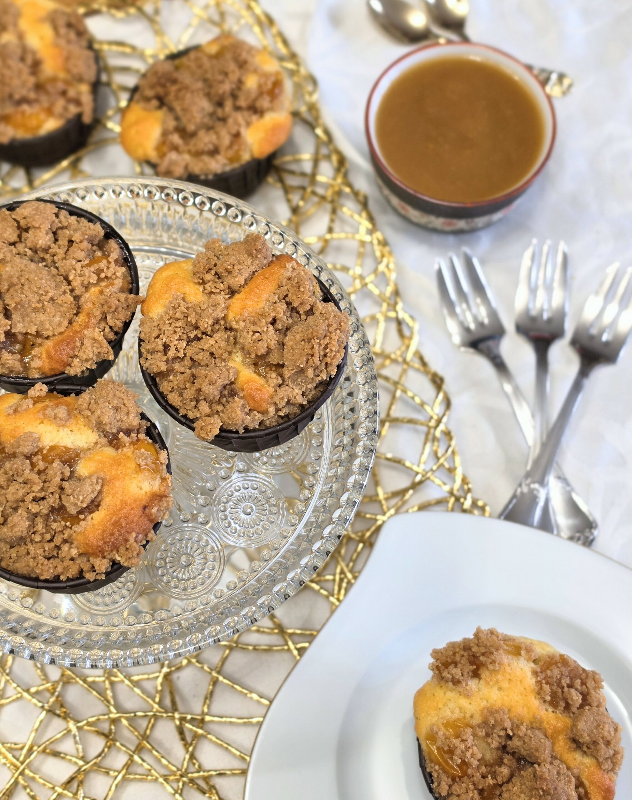 Mini-crumbcakes à la mirabelle