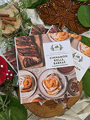 Mon nouveau livre “Cinnamon rolls, babkas et autres brioches…”