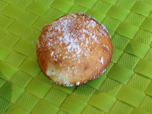 Beignets nature et Fourré aux pommes