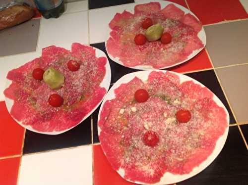 Carpaccio de bœuf