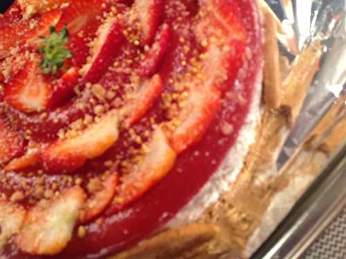 Cheese cake au fraises