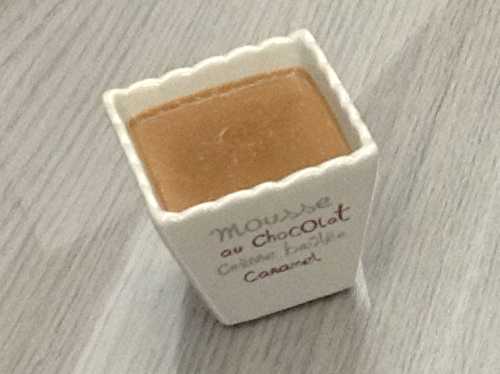 Crème au chocolat/caramel