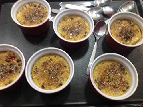 Creme brûlée de fois gras aux pistaches