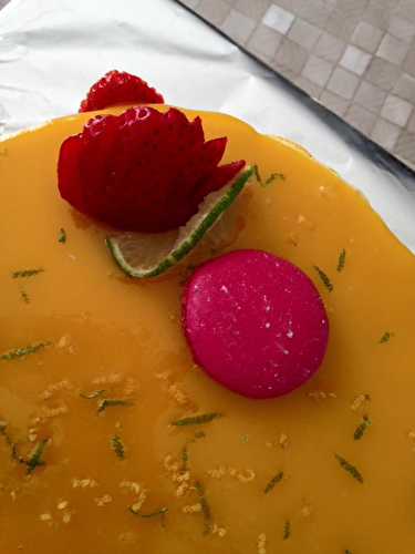 Entremet citron/fraises