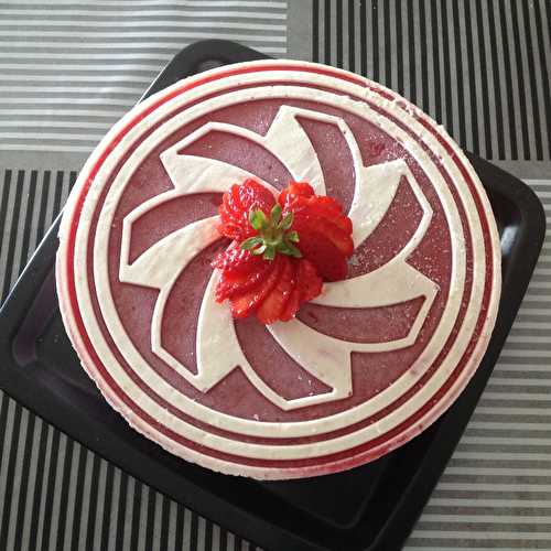 Entremet fraises/citron
