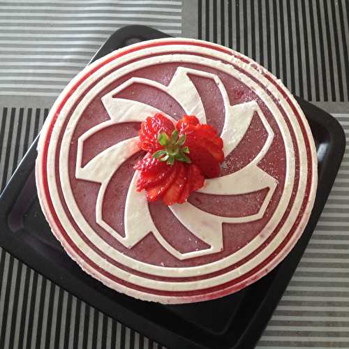 Entremet fraises/citron