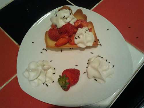 Fraises chantilly