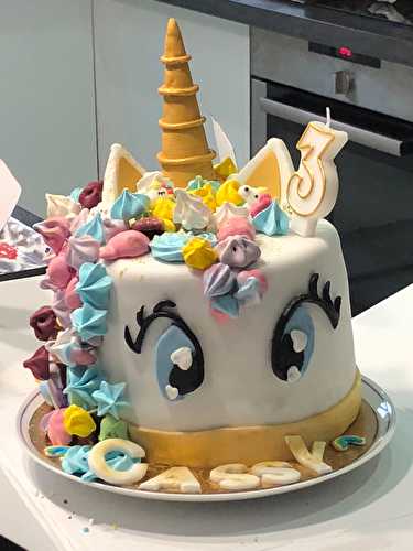 Gâteau licorne