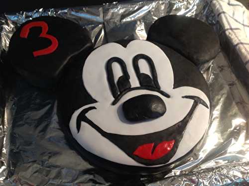 Gâteau tête de Mickey