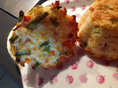 Gâteaux de riz aux petits légumes